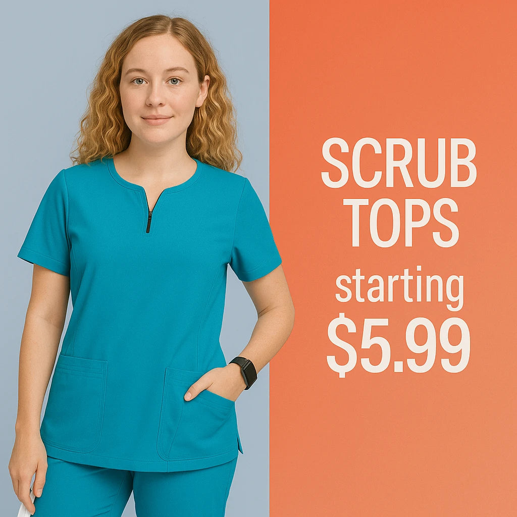 SCRUB TOPS