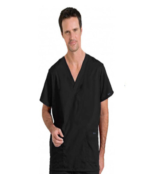 Stretchable Scrub set 5 pocket solid unisex cargo with pencil pocket top half sleeve (2 pkt top, 2 pkt pant) 1 cargo pkt 1 back pkt