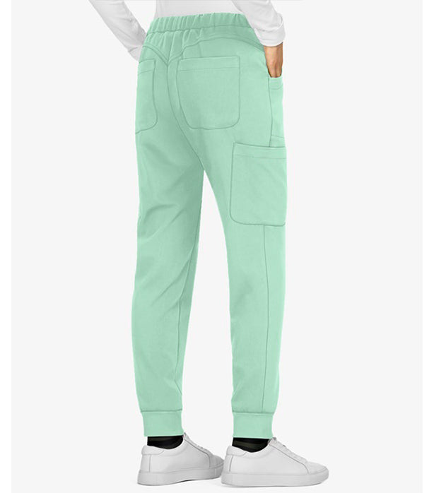 Poplin Women's Jogger Scrub Pant - 6 Pockets (2 Side, 2 Cargo, 2 Back, Pockets)